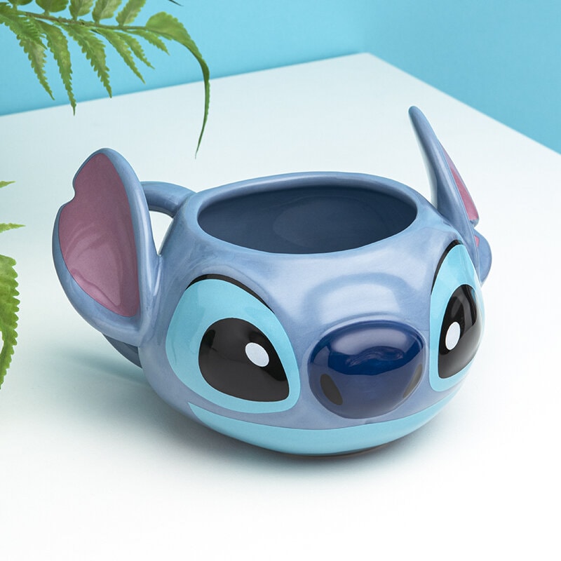 Disney Store Stitch Mug with Lid