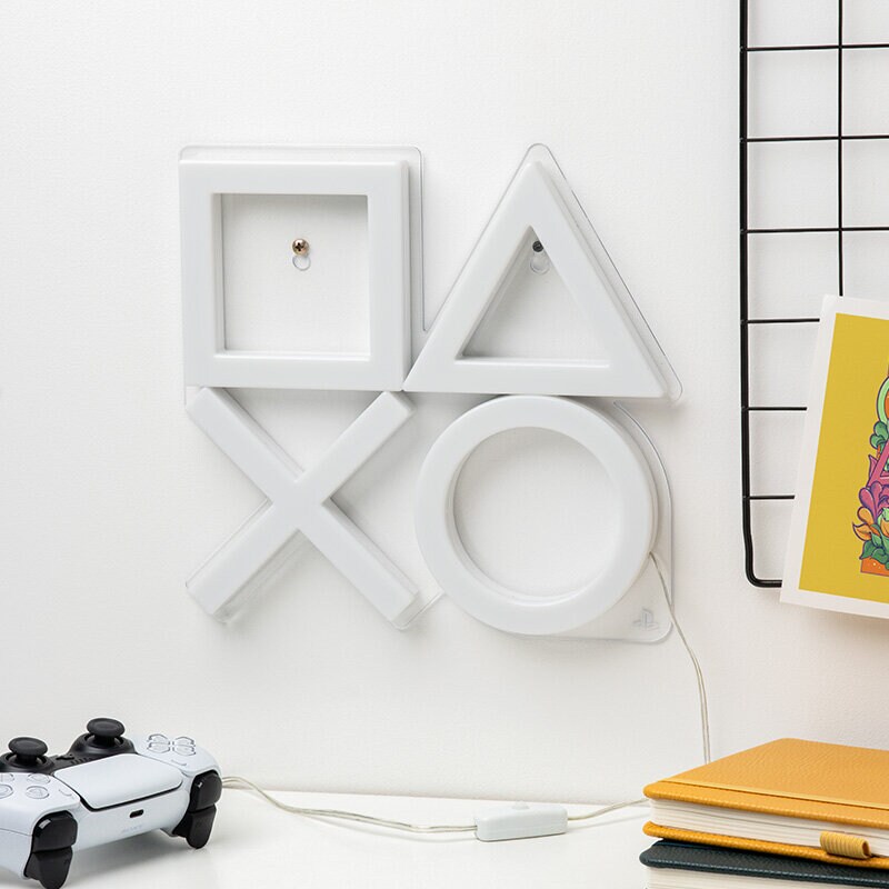 Playstation Neon LED-Vägglampa 25 cm