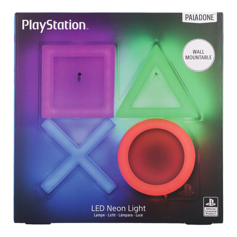 Playstation Neon LED-Vägglampa 25 cm