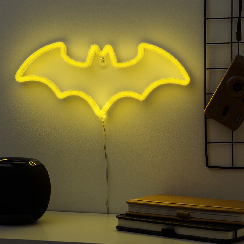 Batman Neon LED Vägglampa