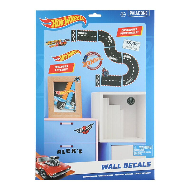 Hot Wheels Väggdekorationer 143 delar