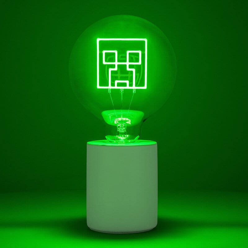 Minecraft LED Bordslampa - Creeper Glödlampa