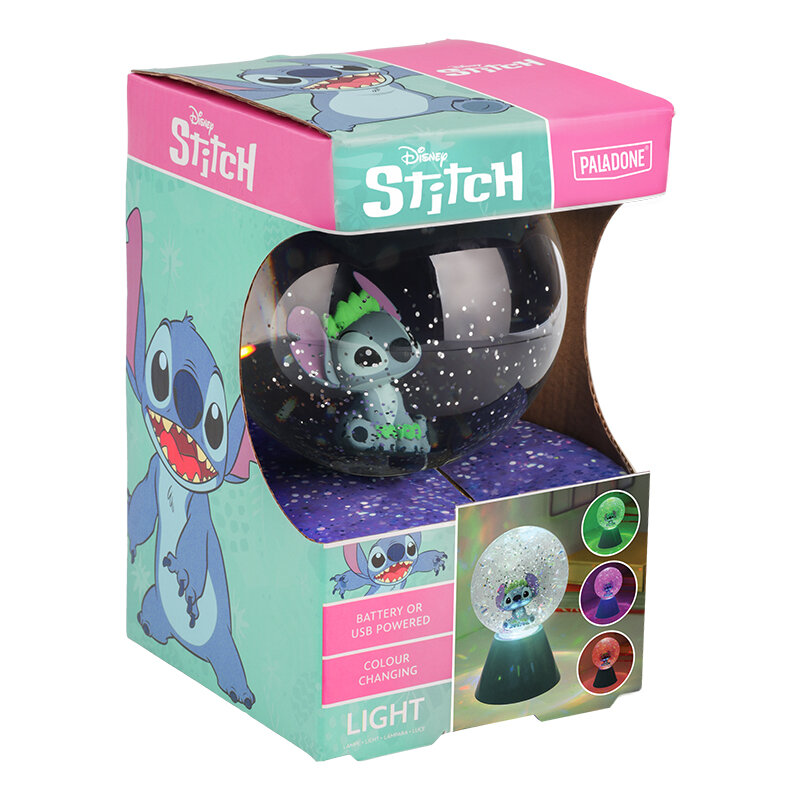 Lilo & Stitch LED-Lampa Glitterboll