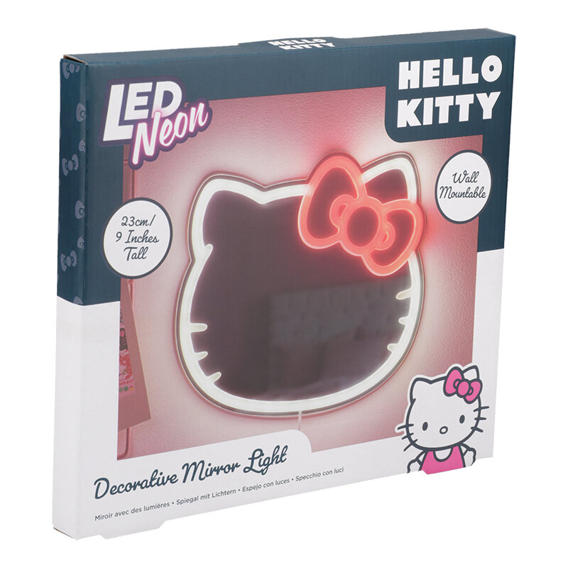 Hello Kitty LED-Vägglampa med spegel
