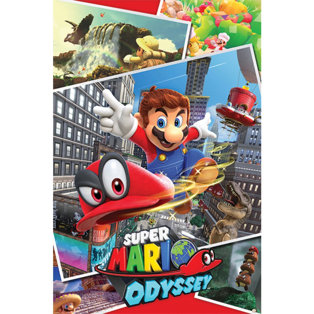 Poster - Super Mario Odyssey Collage 61 x 91,5 cm