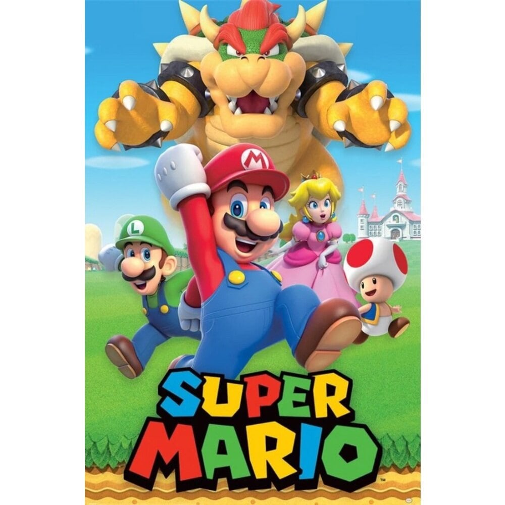 Poster - Super Mario Character Montage 61 x 91,5 cm