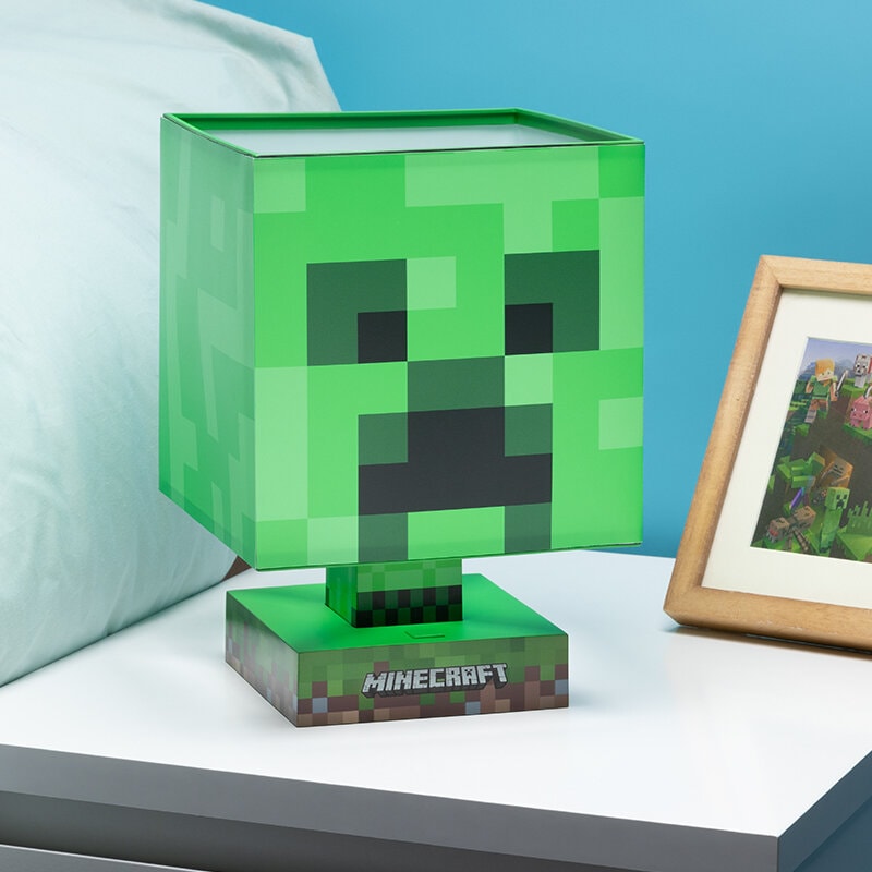 Minecraft, Bordslampa Creeper 35 cm