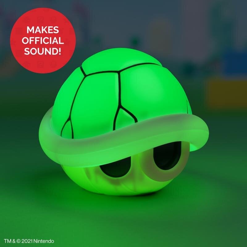 Super Mario - Lampa Green Shell med ljudeffekter