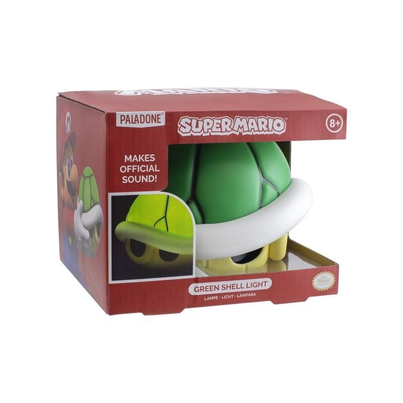 Super Mario - Lampa Green Shell med ljudeffekter