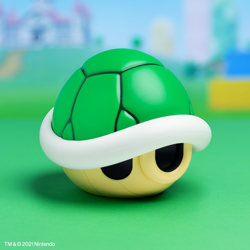 Super Mario - Lampa Green Shell med ljudeffekter