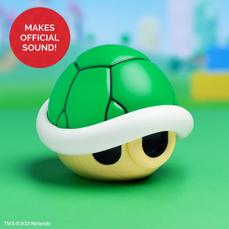 Super Mario - Lampa Green Shell med ljudeffekter