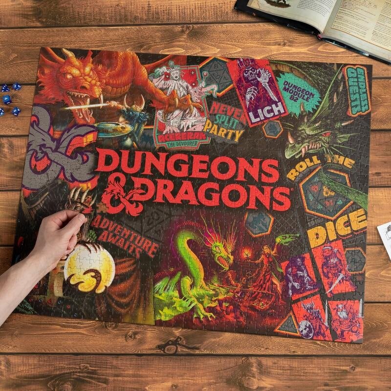 Dungeons & Dragons - Pussel Montage 1000 bitar