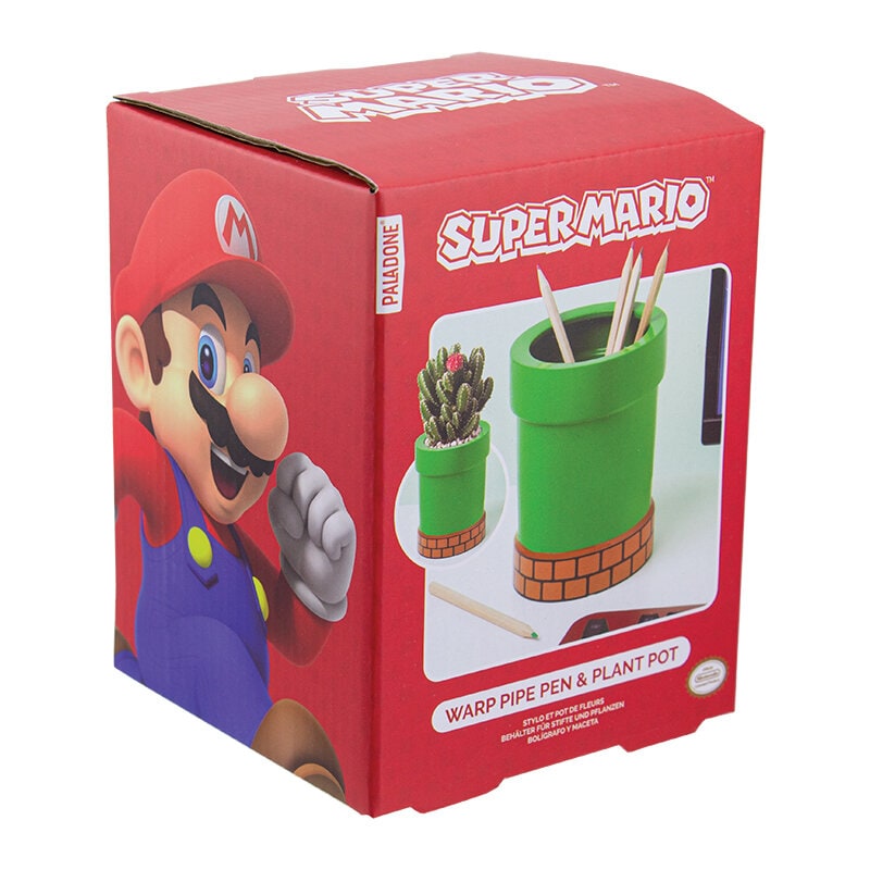 Super Mario Bros - Warp Pipe Kruka 15 cm
