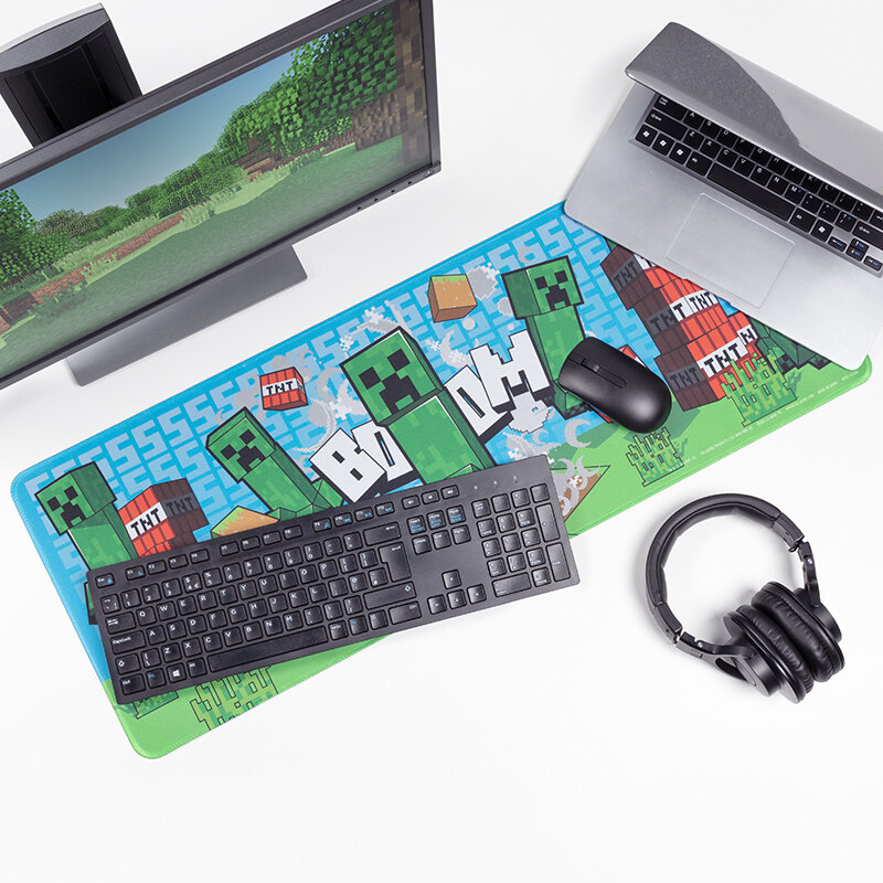Minecraft - Skrivbordsmatta Creeper 30 x 80 cm
