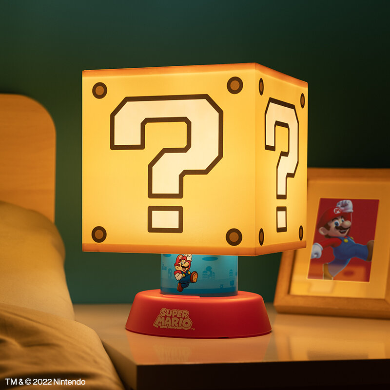 Super Mario Bros - Question Block Lampa