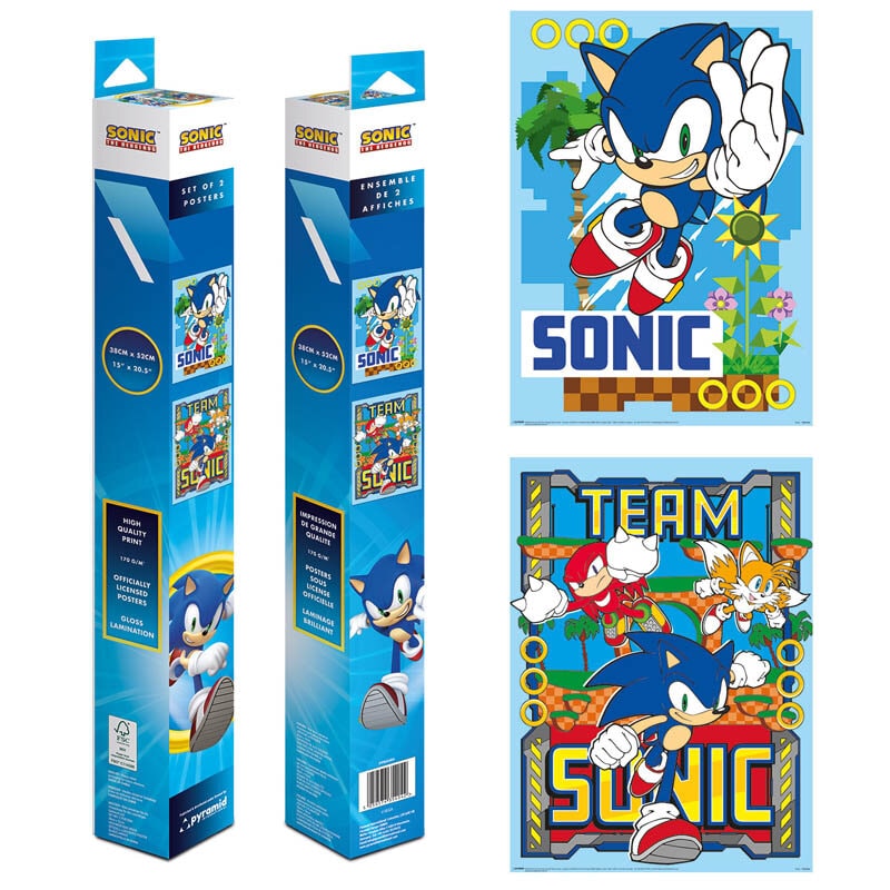 Sonic The Hedgehog Posters 2-pack