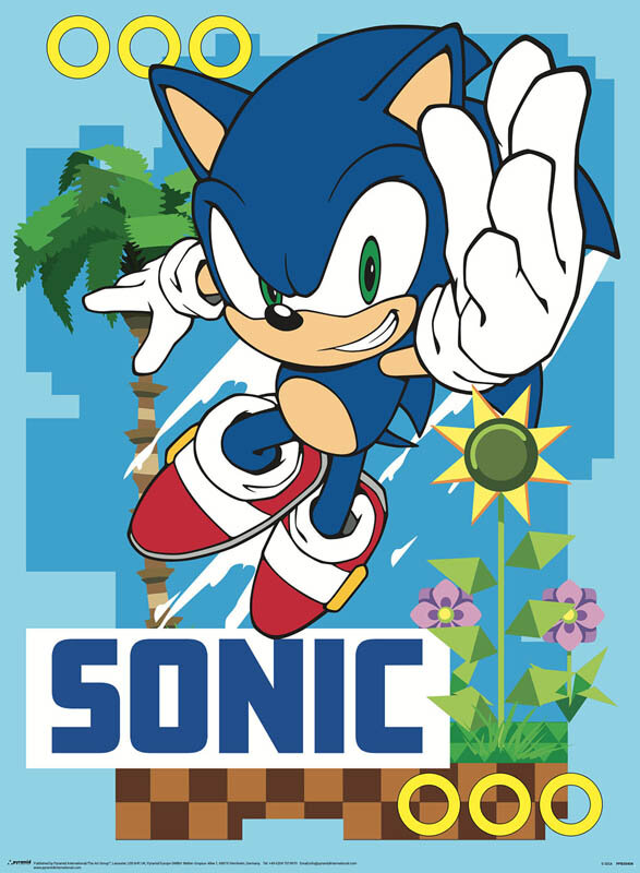 Sonic The Hedgehog Posters 2-pack