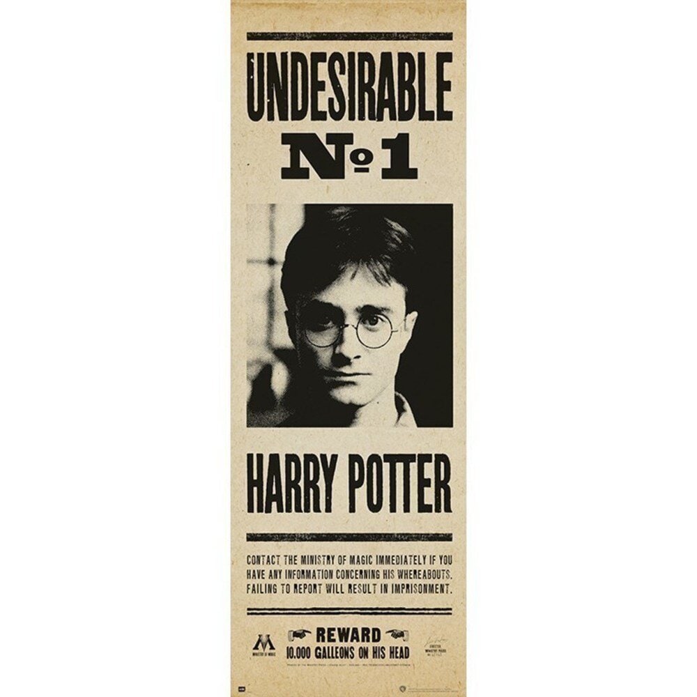 Dörrposter - Harry Potter Undesirable No 1 53 x 158 cm