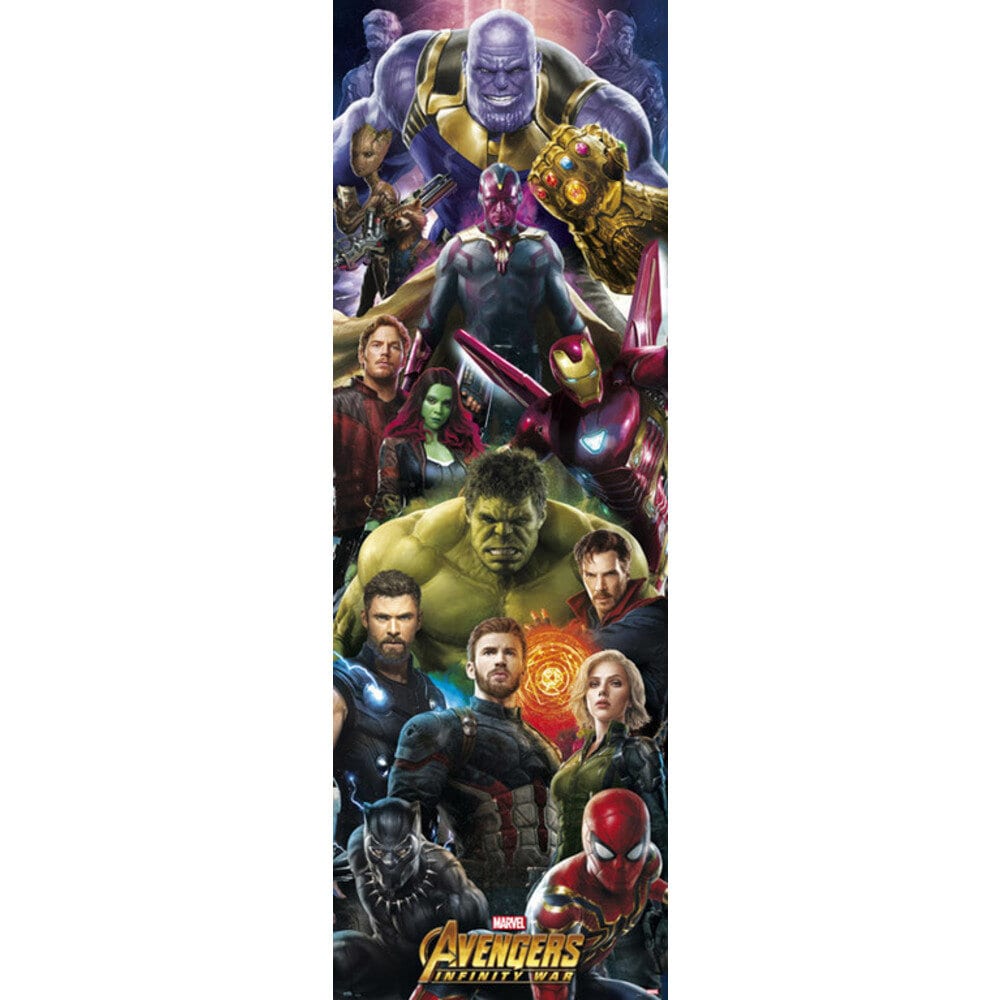Dörrposter - Marvel Avengers Infinity War 53 x 158 cm
