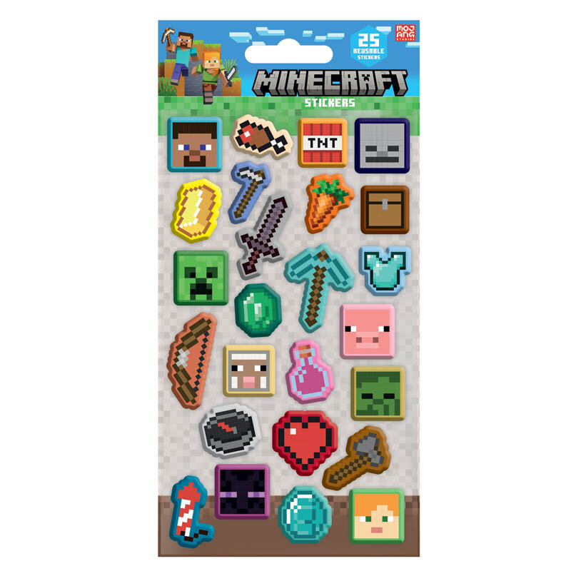 Minecraft Klistermärken 25-pack