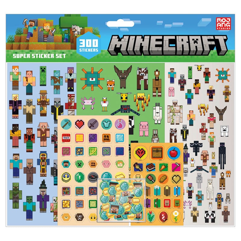 Minecraft Super Klistermärkesset