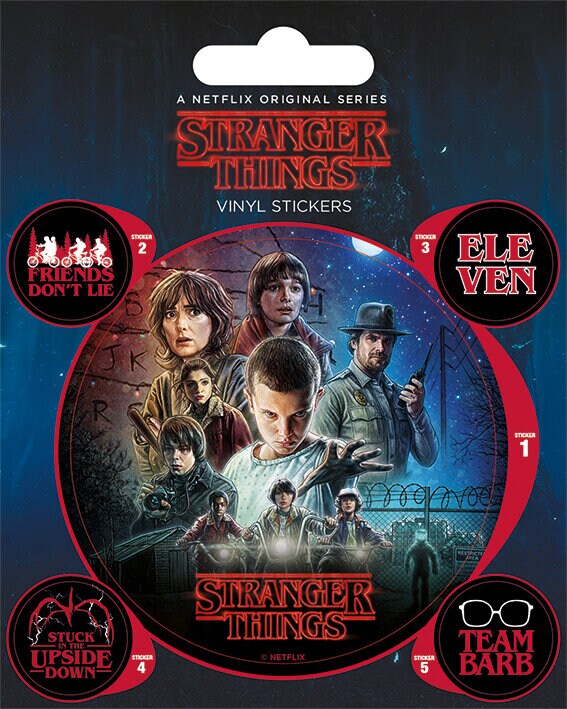 Stranger Things - Vinyl Stickers 5-pack