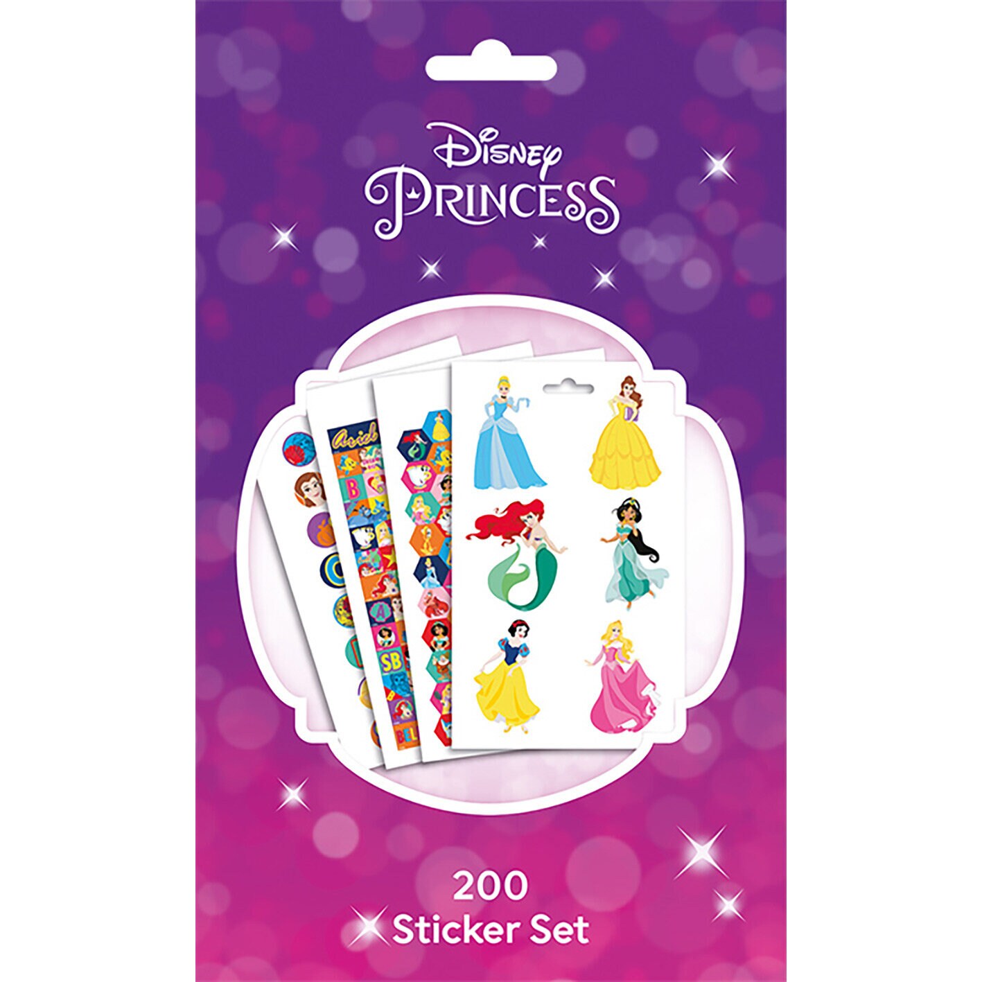 Disney Prinsessor - Klistermärken 200-pack