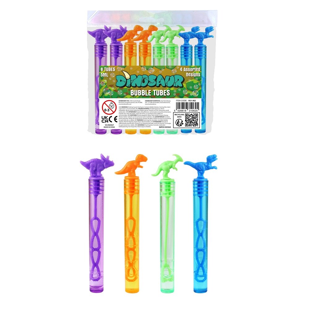 Såpbubblor Dinosaurie 8-pack