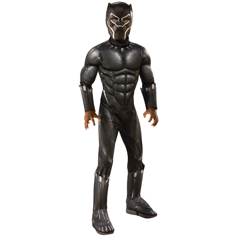 Black Panther Movie Maskeraddräkt Deluxe 5-10 år