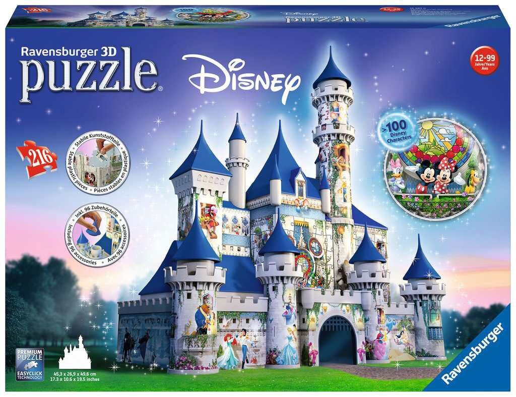 Ravensburger 3D Pussel, Disney Slottet 216 bitar