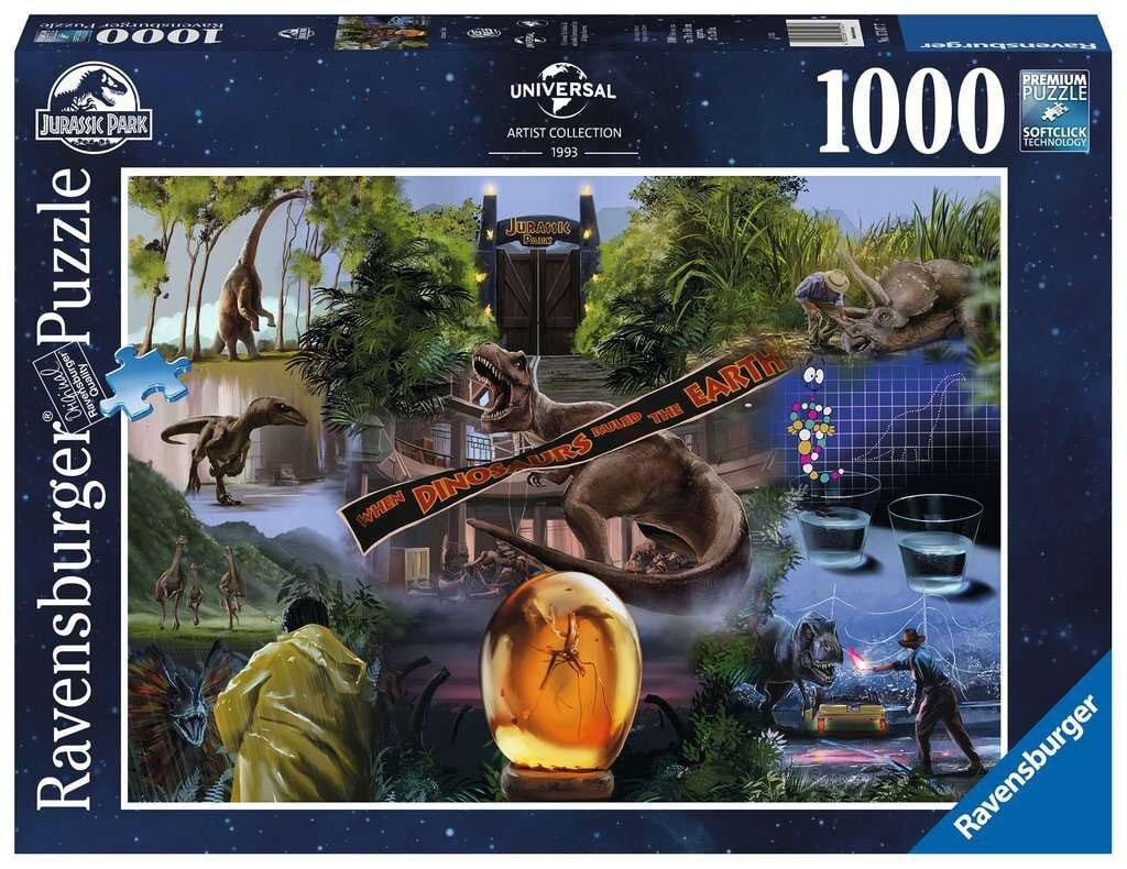 Ravensburger Pussel, Universal Collection - Jurassic Park 1000 bitar