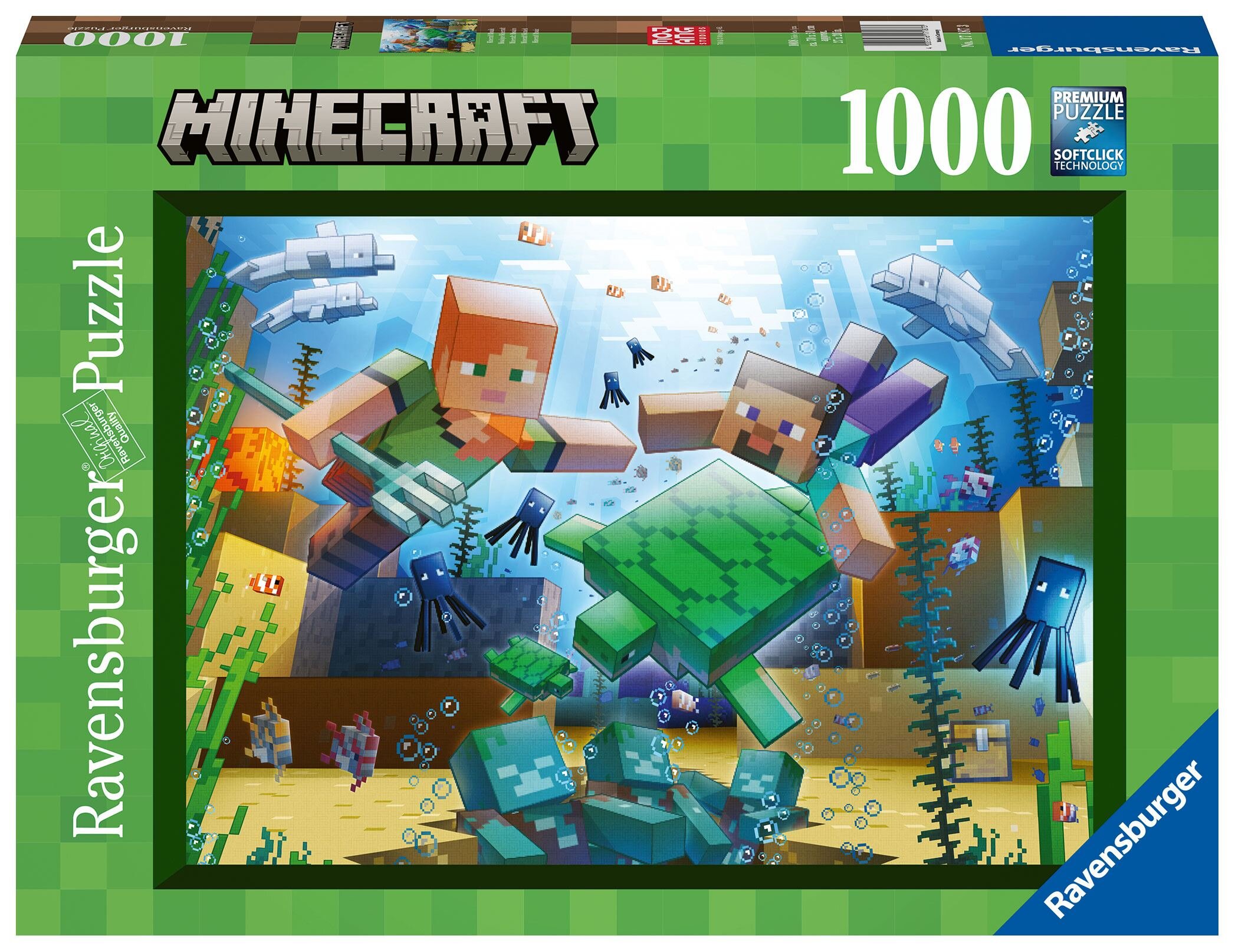 Ravensburger Pussel - Minecraft Mosaic 1000 bitar