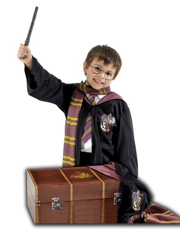 Harry Potter kista med många tillbehör