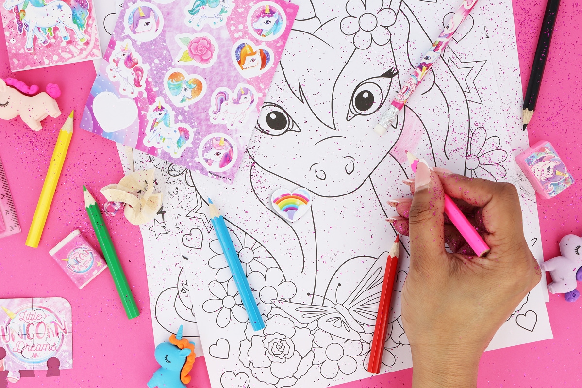 Enhörning Målarset