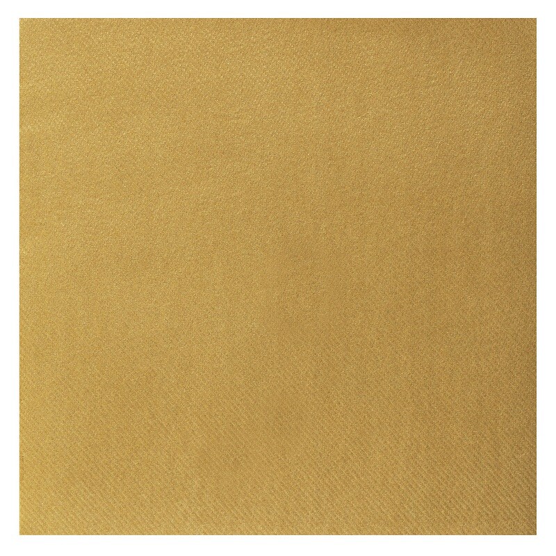Servetter Premium Textilstruktur 40 cm - Guld 25-pack