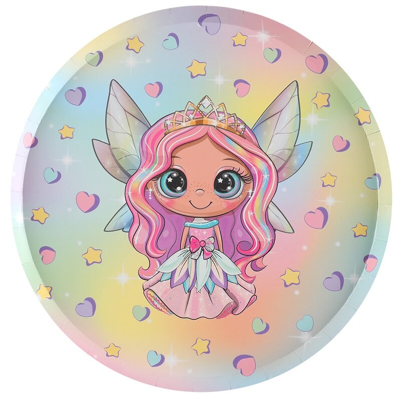 Unicorn Fairy - Tallrikar 10-pack