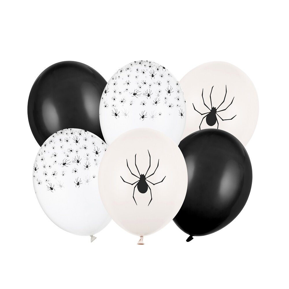 Ballonger med spindlar 6-pack