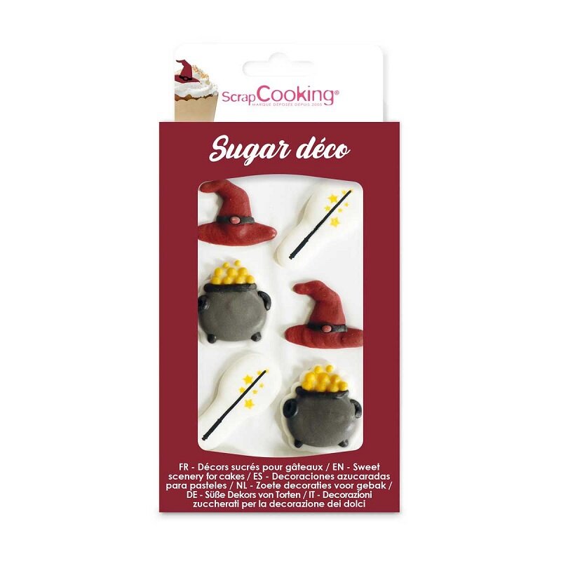 ScrapCooking - Sockerdekorationer Wizard 6-pack