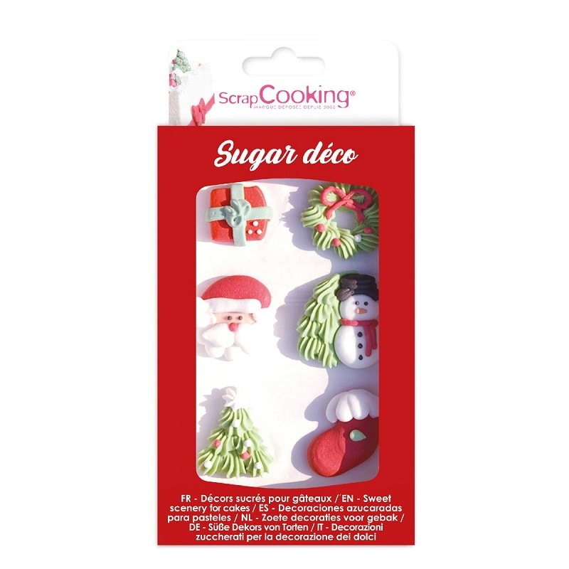 ScrapCooking - Sockerdekorationer Jul 6-pack