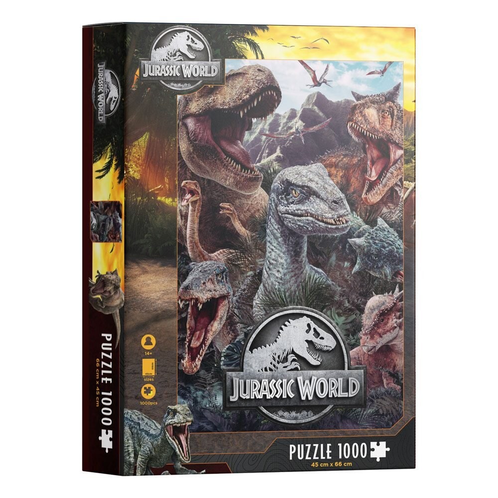 Jurassic World - Pussel Dinosaurs Poster 1000 bitar