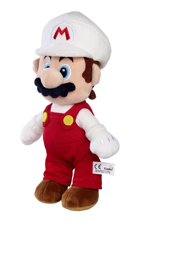 Super Mario Gosedjur Fire Mario 30 cm