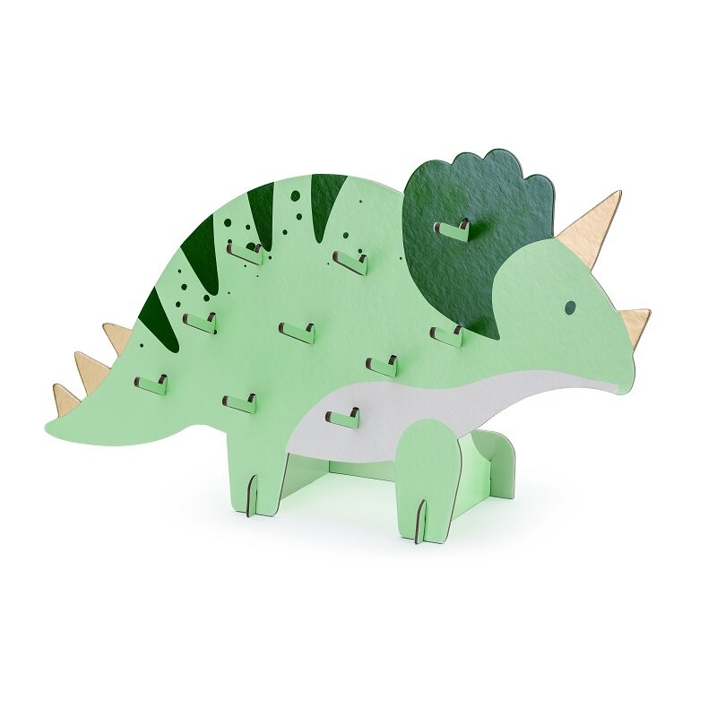 Donutställ - Dinosaurie Triceratops 38 x 23 cm