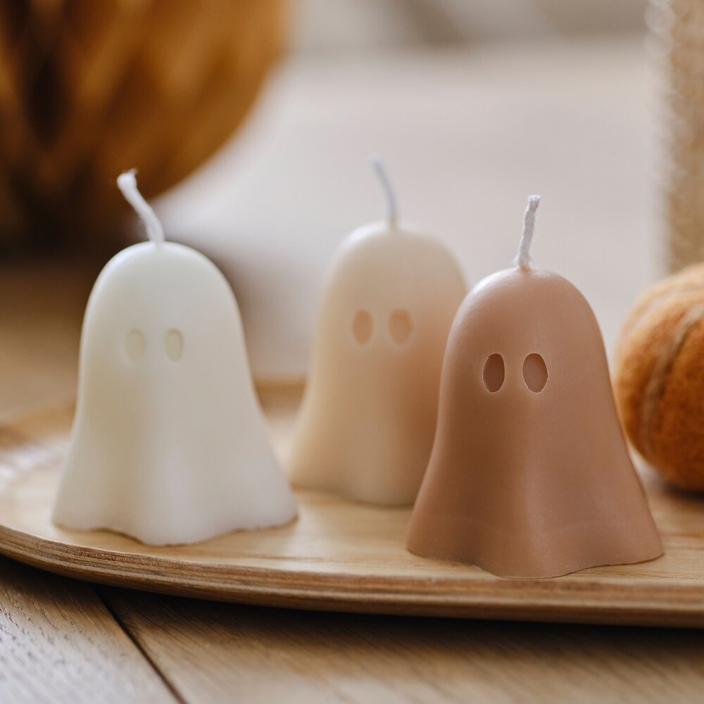 Halloweenljus Spöken 3-pack