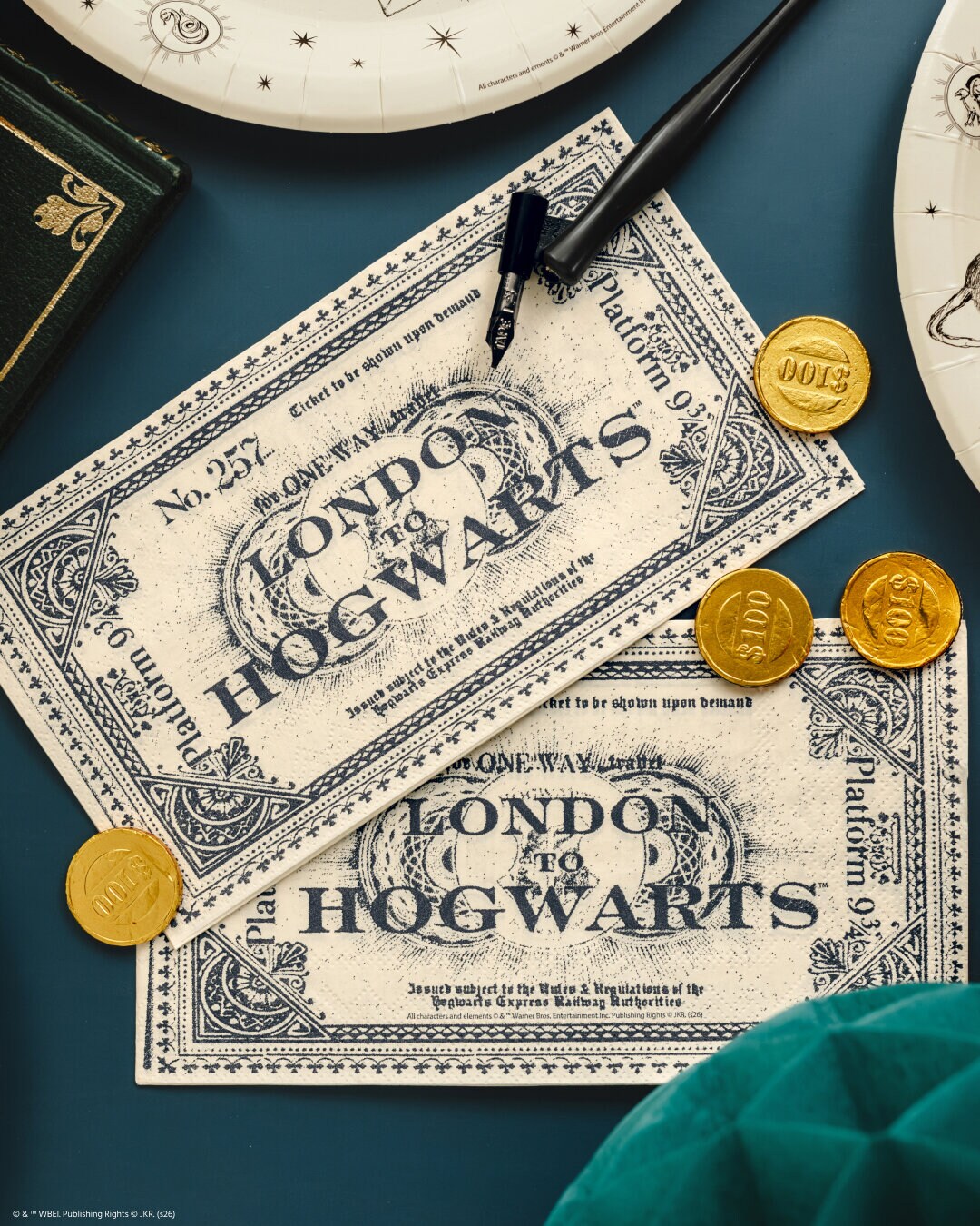 Harry Potter Servetter Tågbiljetter 20-pack