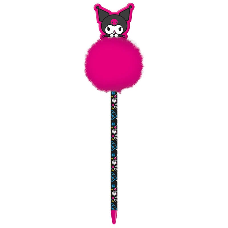 Hello Kitty Kuromi - Bläckpenna med Pom Pom