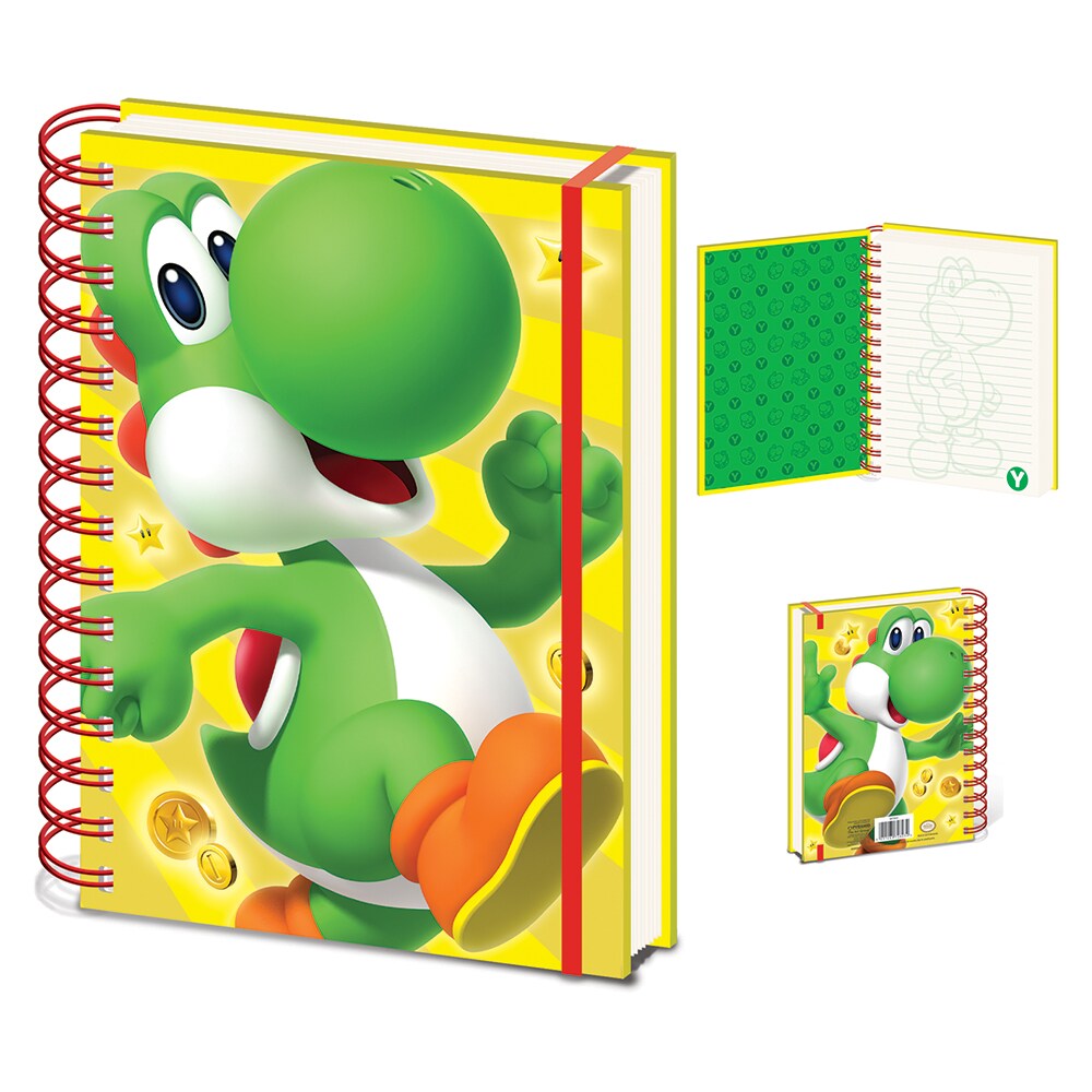 Super Mario Bros - Anteckningsbok A5 Yoshi