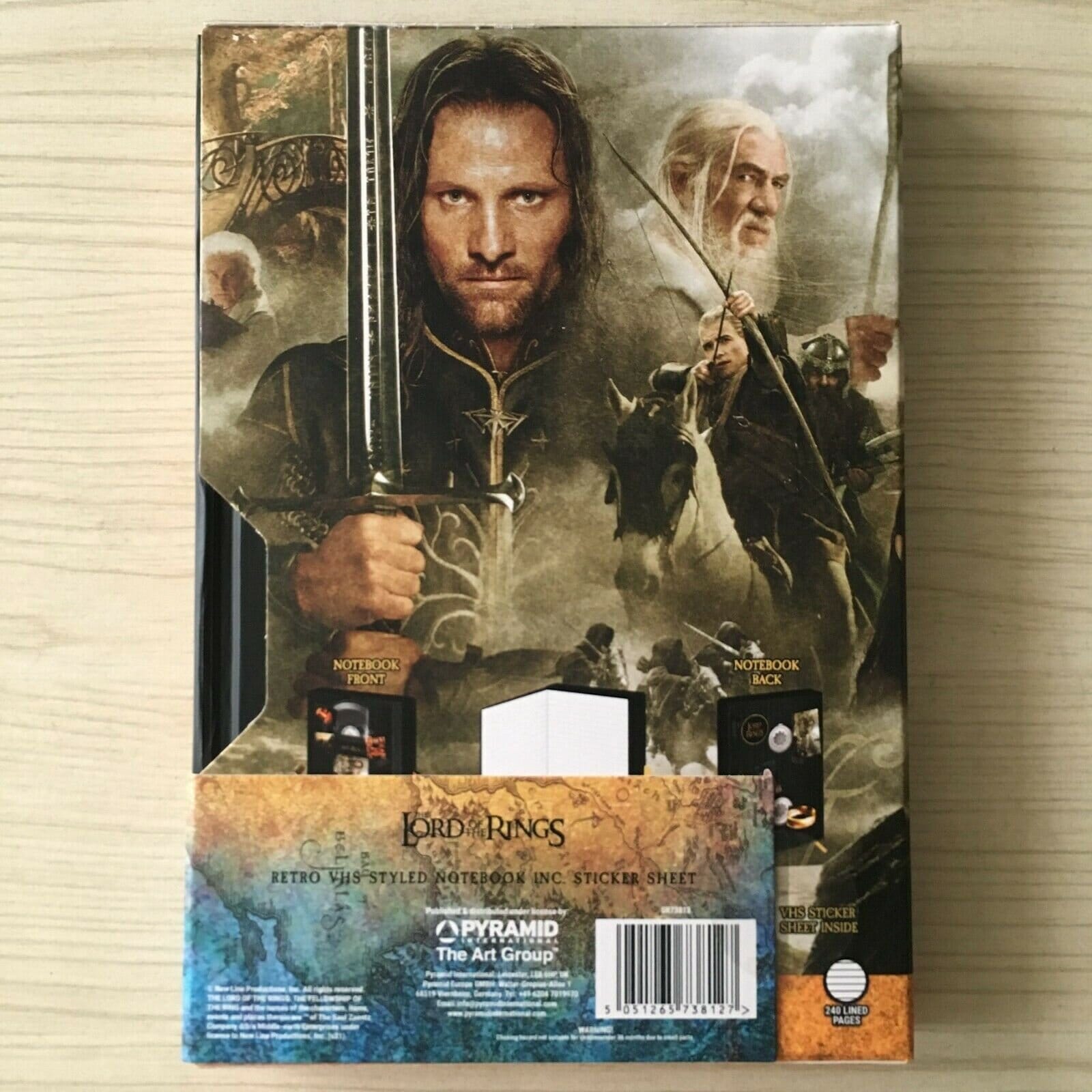 The Lord of the Rings - Anteckningsbok A5 VHS Premium