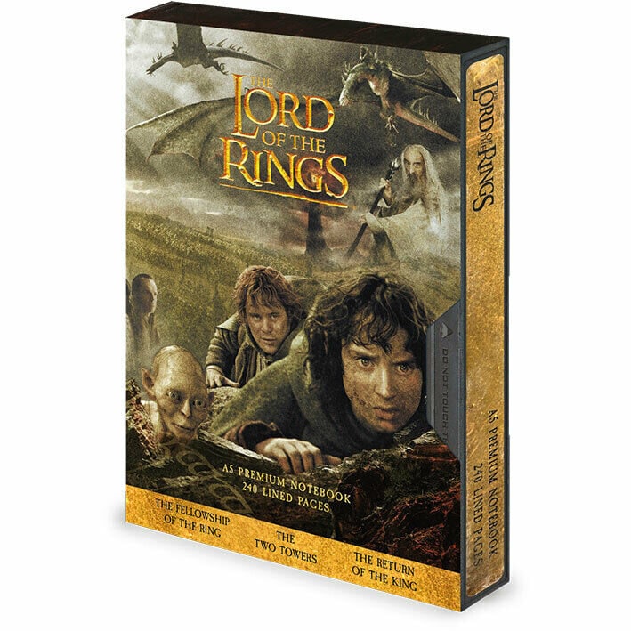 The Lord of the Rings - Anteckningsbok A5 VHS Premium