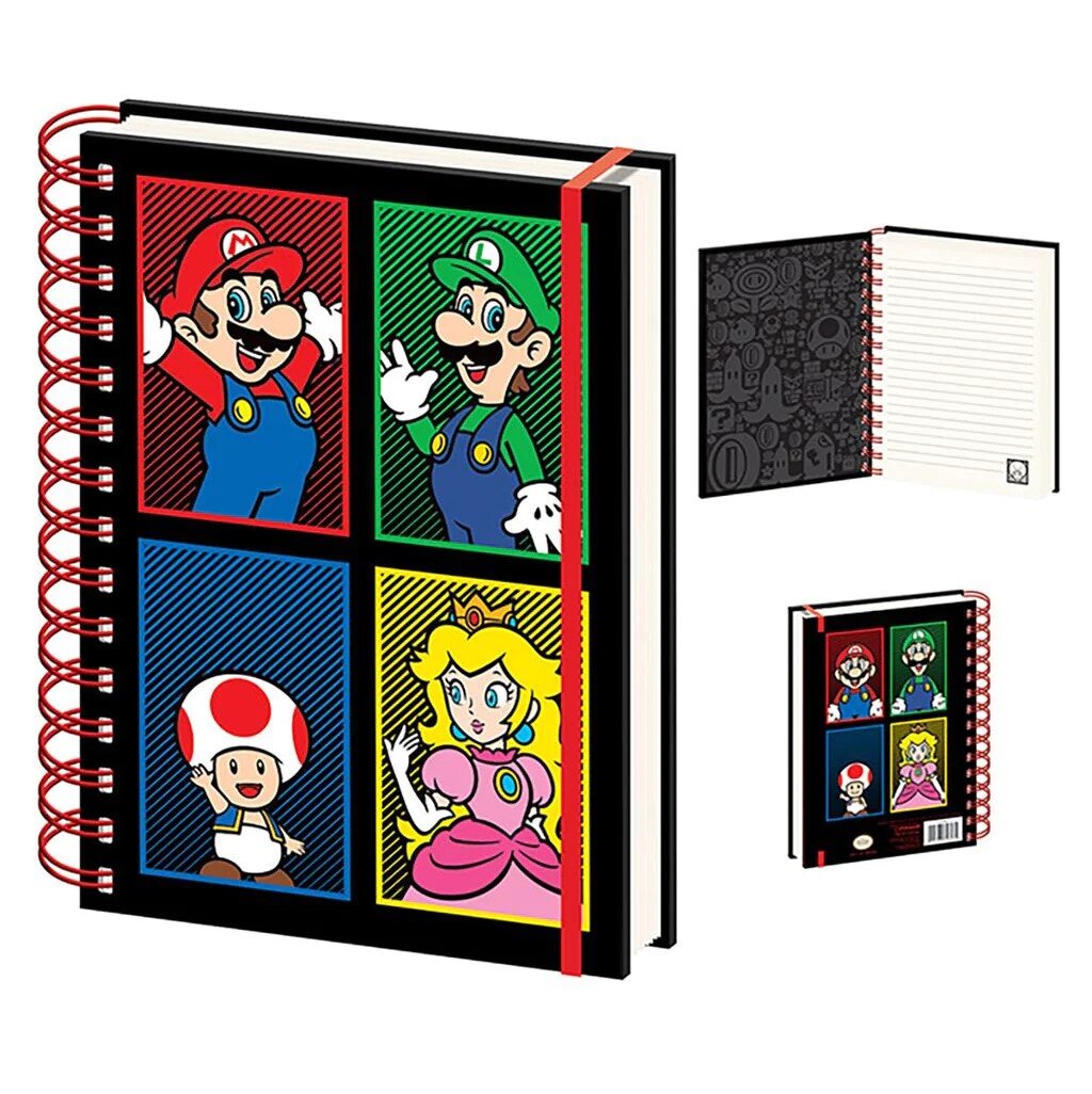 Super Mario Bros - Anteckningsbok A5