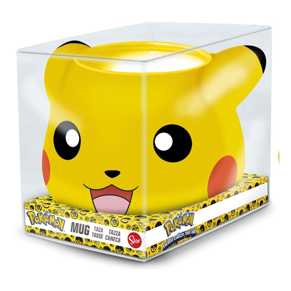 Pokémon Pikachu - 3D Porslinsmugg 500 ml.